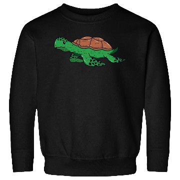 Discover Animal turtle reptile wildlife funny vector image Sweatshirts