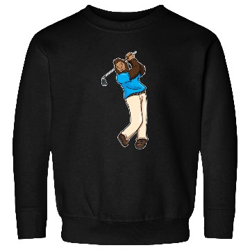 Discover Golf Golfer Bigfoot Sasquatch Gift Sweatshirts