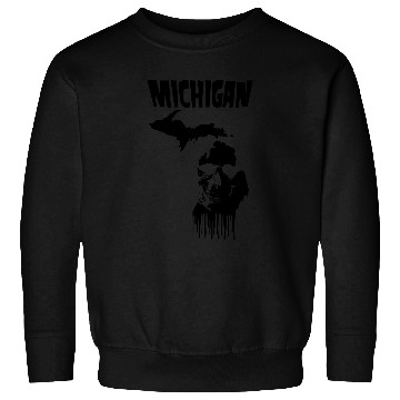 Discover Michigan Punk Rock Skull Sweatshirts