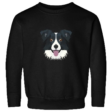 Discover Illustration Border Collie Sweatshirts