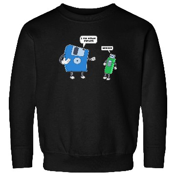 Discover Computer Engineering Father & Son Floppy Disk Gift Sweatshirts