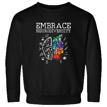 Discover Embrace Neurodiversity - ASD ADHD Autism Awareness Sweatshirts