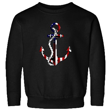 Discover American Flag Anchor Sweatshirts