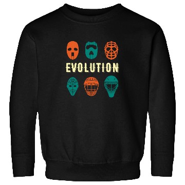Discover Ice Hockey Goalie Mask Evolution Player Coach Gift Sweatshirts