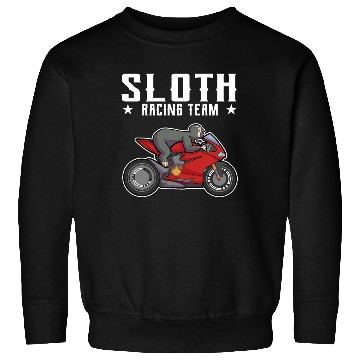 Discover Sloth Racing Team Biker Motorcycle Gift Sweatshirts