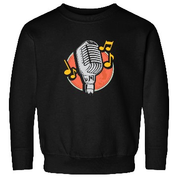 Discover Retro Micro microphone Old School Microphone Sweatshirts