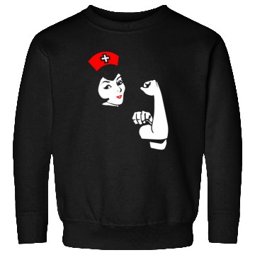 Discover Strong Woman Nurse Funny Gift Sweatshirts