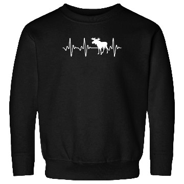 Discover Moose Heartbeat Sweatshirts