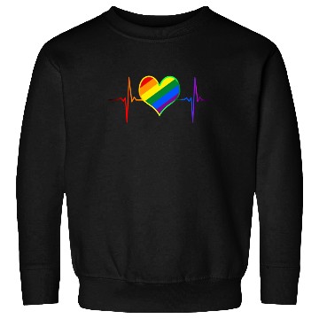 Discover Pulse Heart Beat Pride LGBT Community Pride Month Sweatshirts
