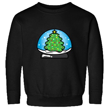 Discover Snow ball with Christmas Tree Sweatshirts