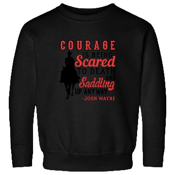 Discover Courage Saddle Up Horse Cowboy Sweatshirts