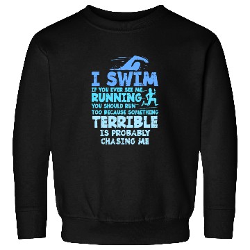 Discover Swimming Saying Sweatshirts