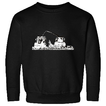 Discover Corn chopper chopping corn maize farmer Sweatshirts