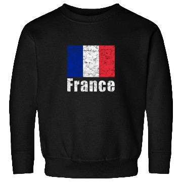 Discover France French Flag Vintage Sweatshirts