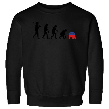 Discover Evolution Backward Republicans election campaign Sweatshirts