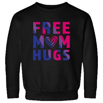 Discover Free Mom Hugs Bisexual Sweatshirts