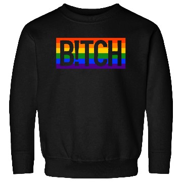 Discover LGBT Gay Pride Rainbow Bitch CSD Coming Out Sweatshirts