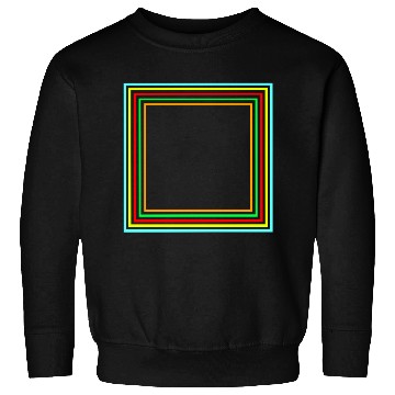 Discover Geometric Square Colorful Design Sweatshirts