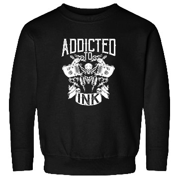 Discover Addicted to Ink Inked Tattoo Artist Tattooed Sweatshirts
