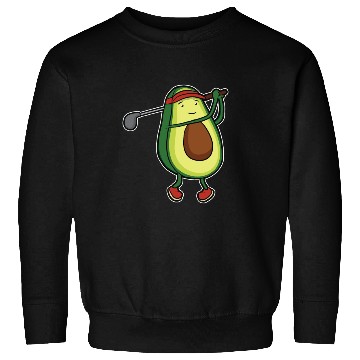 Discover Funny avocado golf swing golf player gift Sweatshirts