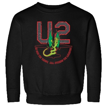 Discover U-2 In God We Trust, All Others We Monitor Sweatshirts