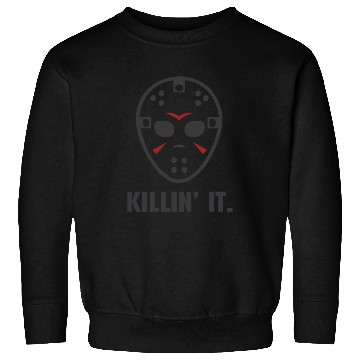 Discover Killin It Friday 13TH Halloween Jason Mask Sweatshirts