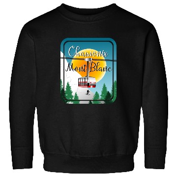 Discover Skiing Mont Blanc Sweatshirts