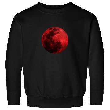Discover Blood Moon - Space - Graphic Realistic Sweatshirts