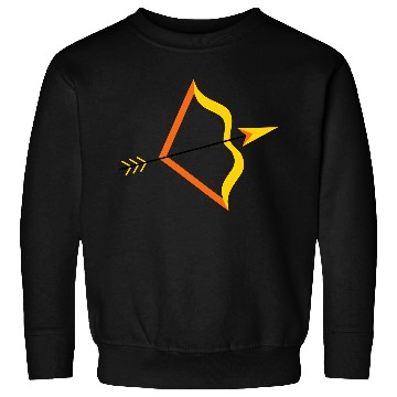 Discover Colorful Abstract Bow and Arrow Design Sweatshirts