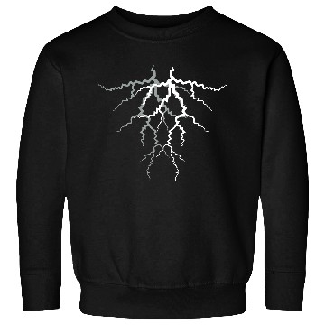 Discover pattern lightning thunder weather storm storm elec Sweatshirts