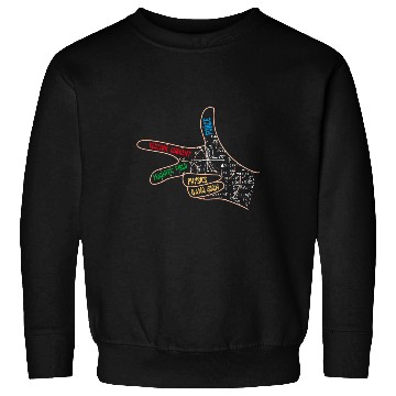 Discover Physics Funny Gang Sign Science Nerd Gift Idea  Sweatshirts
