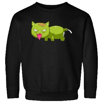 Discover Zombie cat blood Halloween Sweatshirts