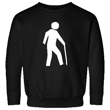 Discover Old Man With A Walking Stick Sweatshirts