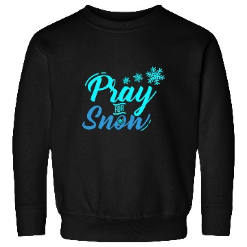 Discover Pray for Snow Snow White Christmas Praying Sweatshirts