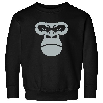 Discover Big Gorilla Face Silverback Monkey Ape Gift Sweatshirts