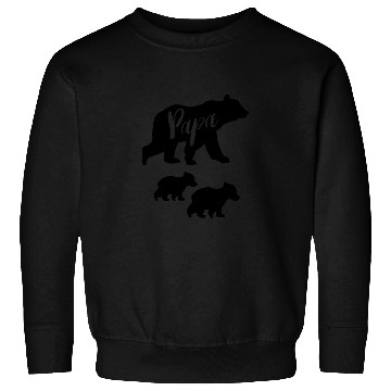 Discover Papa Bear Sweatshirts with Two Cubs