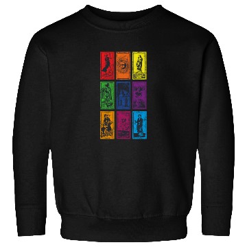 Discover Occult Alchemy Tarot Card The Death Devil Sweatshirts