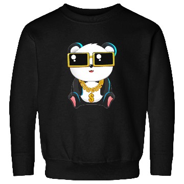 Discover Panda Bear Gangster Chibi Anime Gangsta Lover Sweatshirts