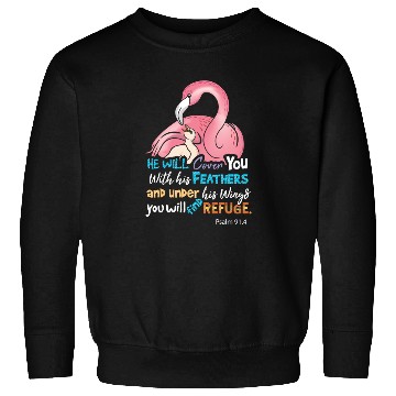 Discover Bible Verse, Refuge Sweatshirts