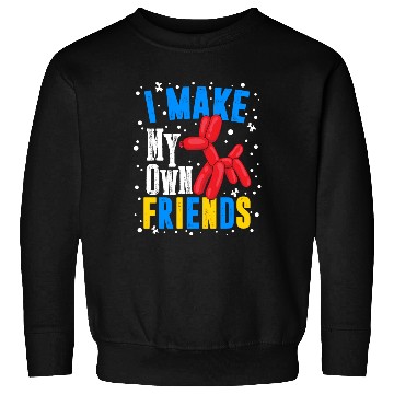 Discover Balloon Animal Make Own Friends Twisting Dog Sweatshirts