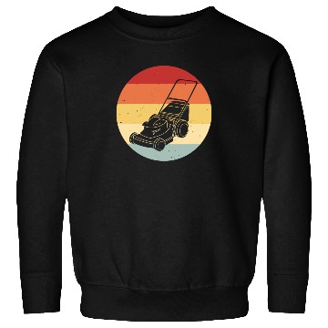 Discover Lawn Mowing Lawn Mower Vintage Retro Sweatshirts