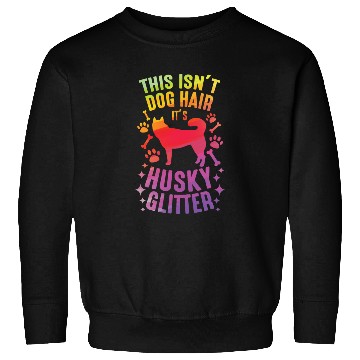 Discover Siberian Husky Dog Wolf Funny huskies Dog Hair Sweatshirts