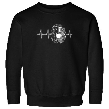 Discover Machine Learning AI Data Science Heartbeat Data Sweatshirts
