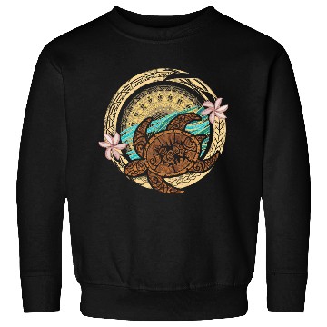 Discover Vintage Circular Samoan Turtle Dive Sweatshirts