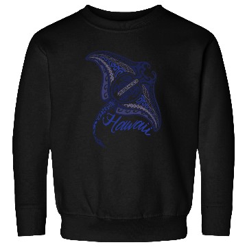 Discover Vintage Hawaiian Tribal Manta Ray Sweatshirts