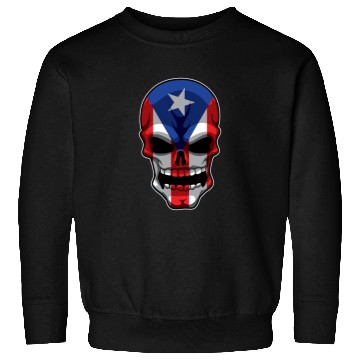 Discover Puerto Rican Skull - Puerto Rico Pride Flag Sweatshirts