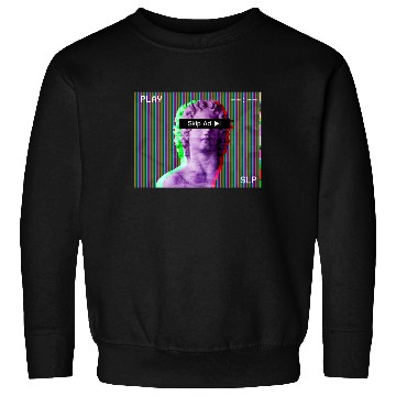 Discover Aesthetic Vaporwave Statue Skip Ad Online Sweatshirts
