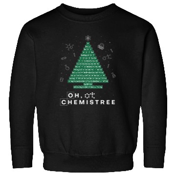Discover Chemistree Christmas Tree Periodic Table Chemistry Sweatshirts