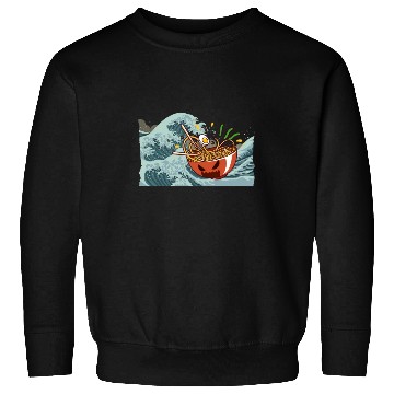 Discover Ramen Monster Wave Kanagawa Sweatshirts