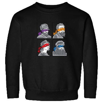 Discover Leonardo Donatello Raphael Michelangelo Gift Sweatshirts